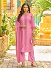 Daksha By Aanchi Roman Silk Kurti With Bottom Dupatta 